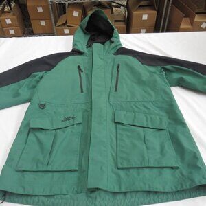 Cabela’s Guide Wear Gore-Tex Waterproof Rain Jacket Men’s XLT Green Weather